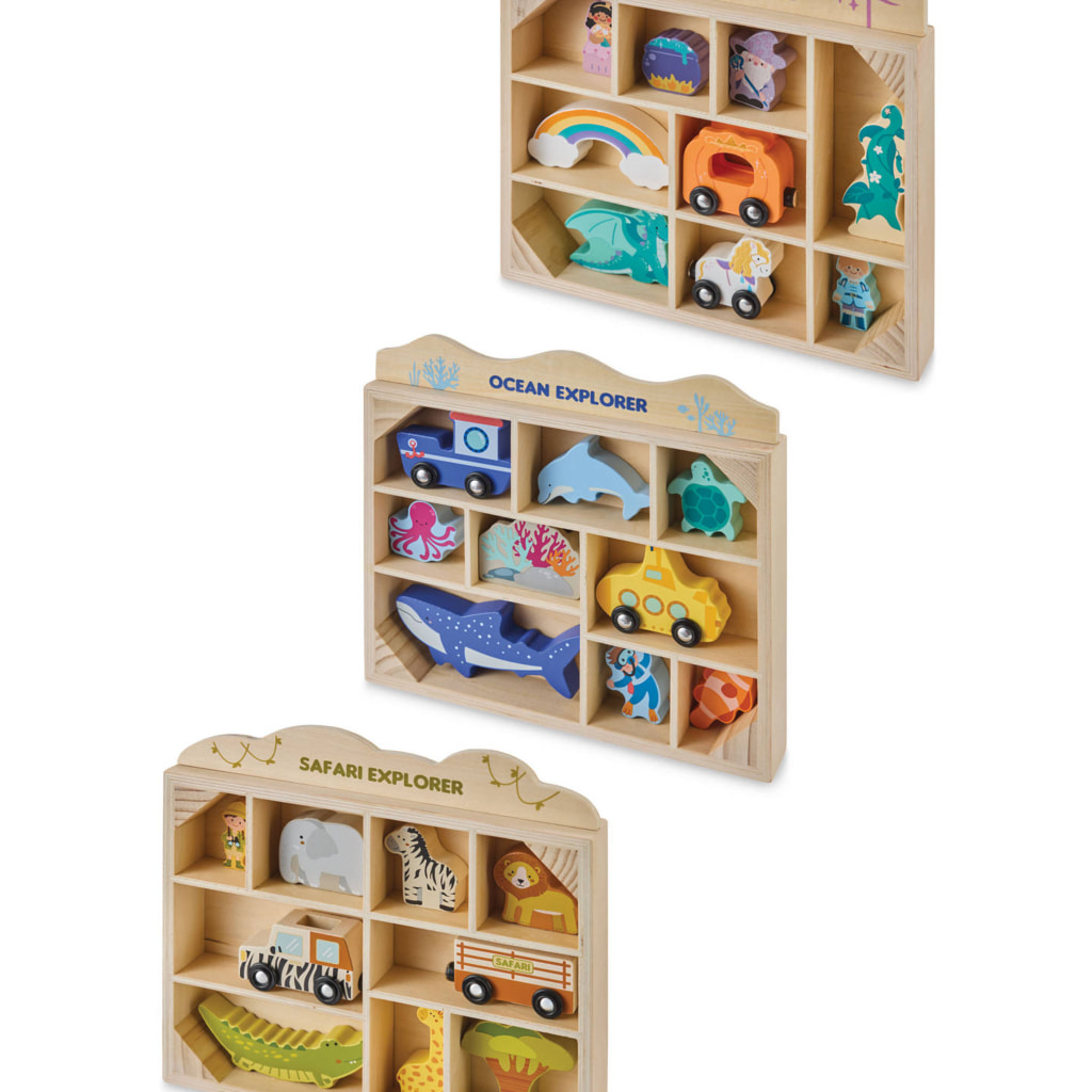 Wooden Vehicle Box Set