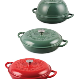 Cast Iron Casserole Dish/Bread Baking Pot