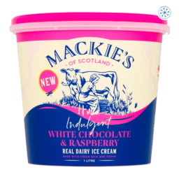 Mackie’s White Chocolate & Raspberry Dairy Ice Cream