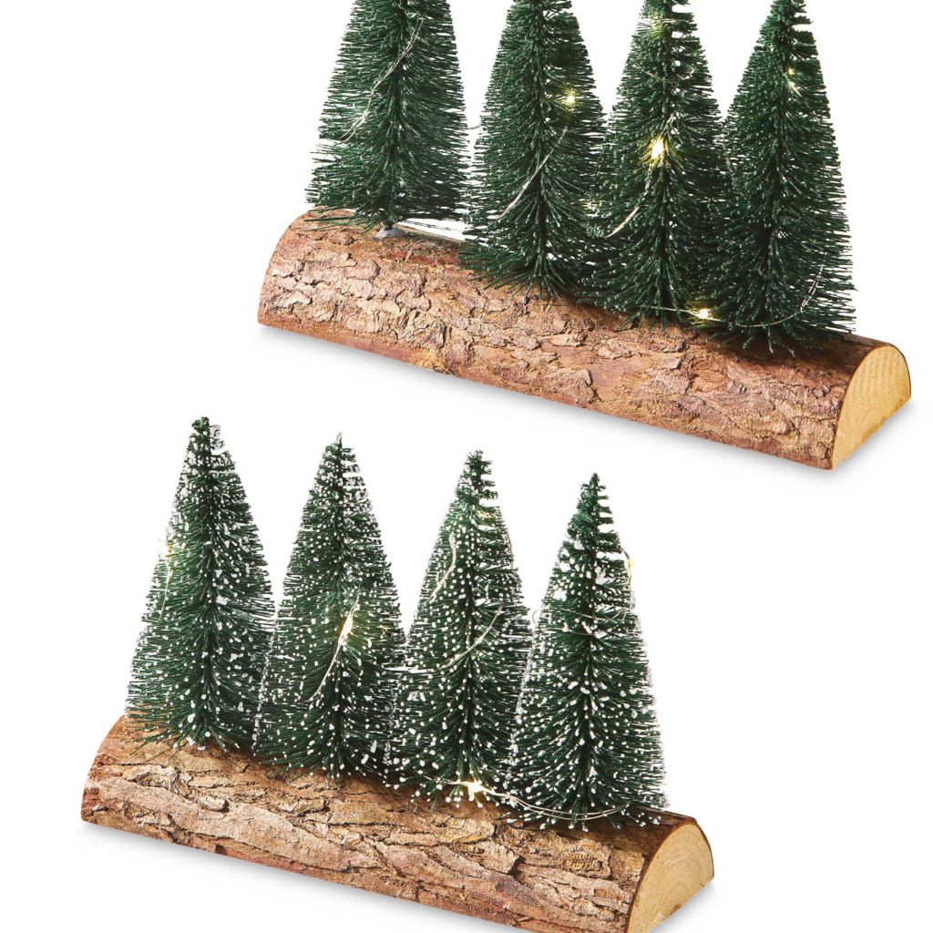 Bristle Trees Set of 4