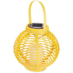 Yellow Solar Coloured Globe Lantern