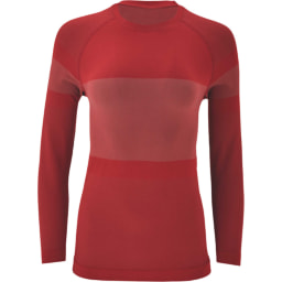 Red Ski Seamless Baselayer Shirt