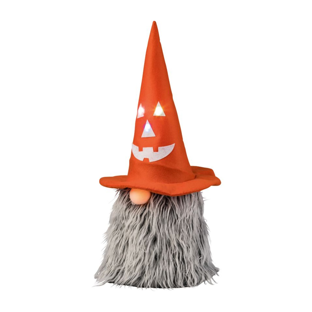 LED Halloween Gonk With Orange Hat