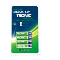 Tronic Rechargeable Batteries- 4 Pack