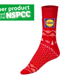 Adult’s LIDL Christmas Socks - 1 pair
