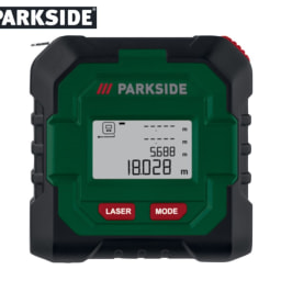 Parkside 4V Cordless 50m Laser Distance Measurer with Tape Measure