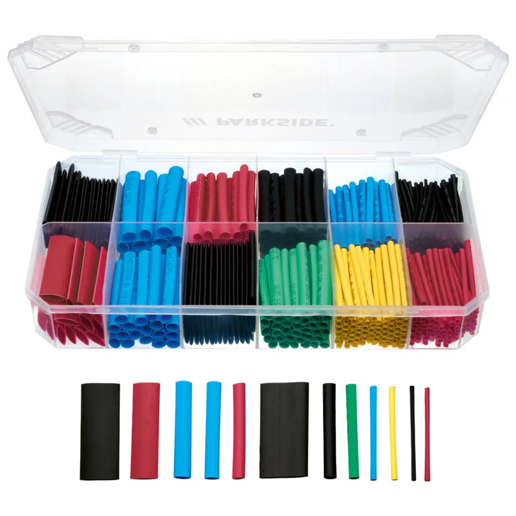 Shrink Tubing Assortment - 450 Pieces