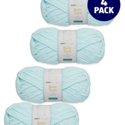 Sky Blue Baby Yarn 4 Pack