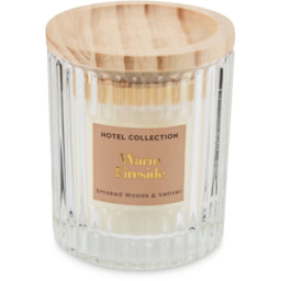 Ribbed Wood Candle