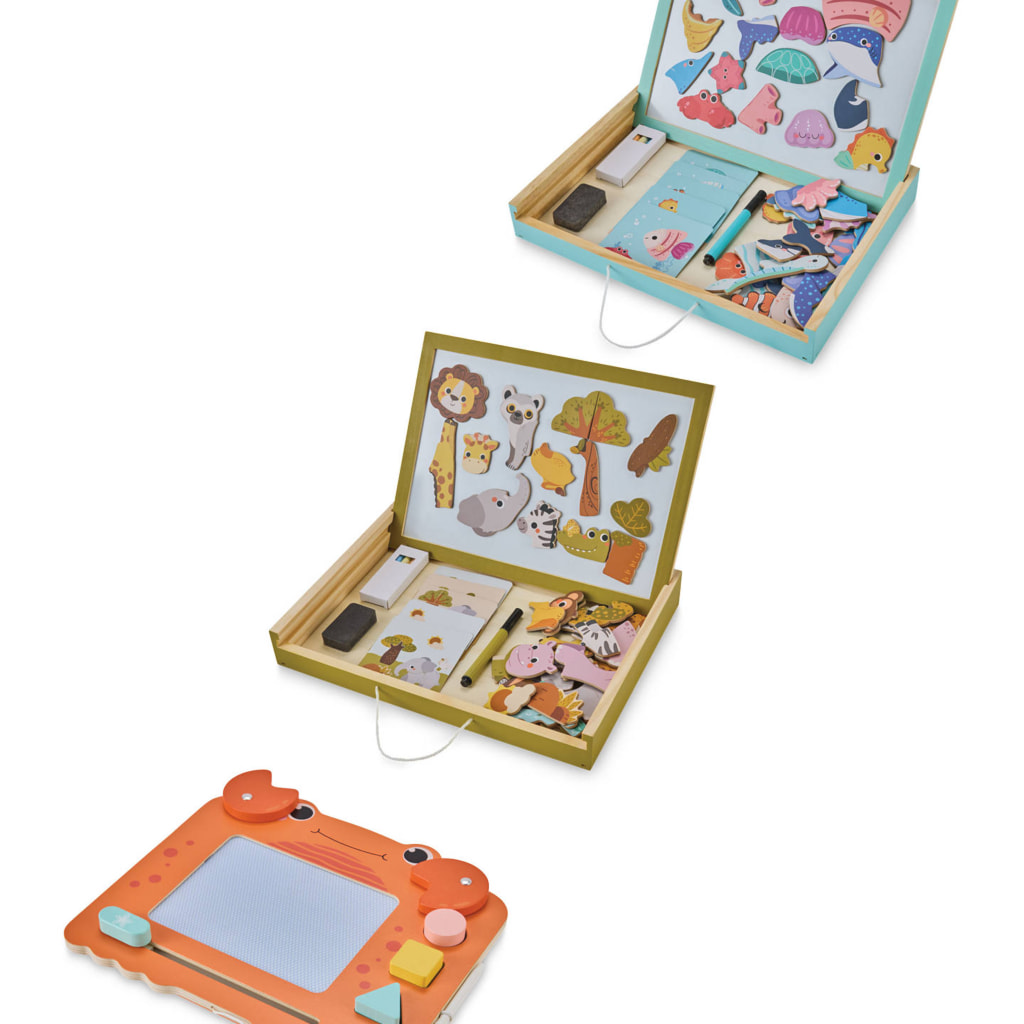 Wooden Magnet Set/Drawing Board