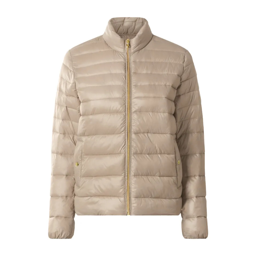 Ladies’ Beige Lightweight Padded Jacket