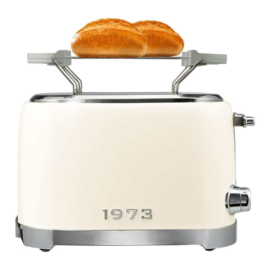 Cream 4 Slice Toaster