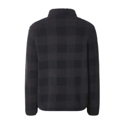 Men’s Checkered Teddy Fleece Jacket