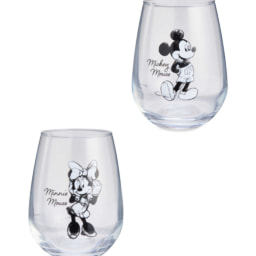 Minnie & Mickey Glassware Set