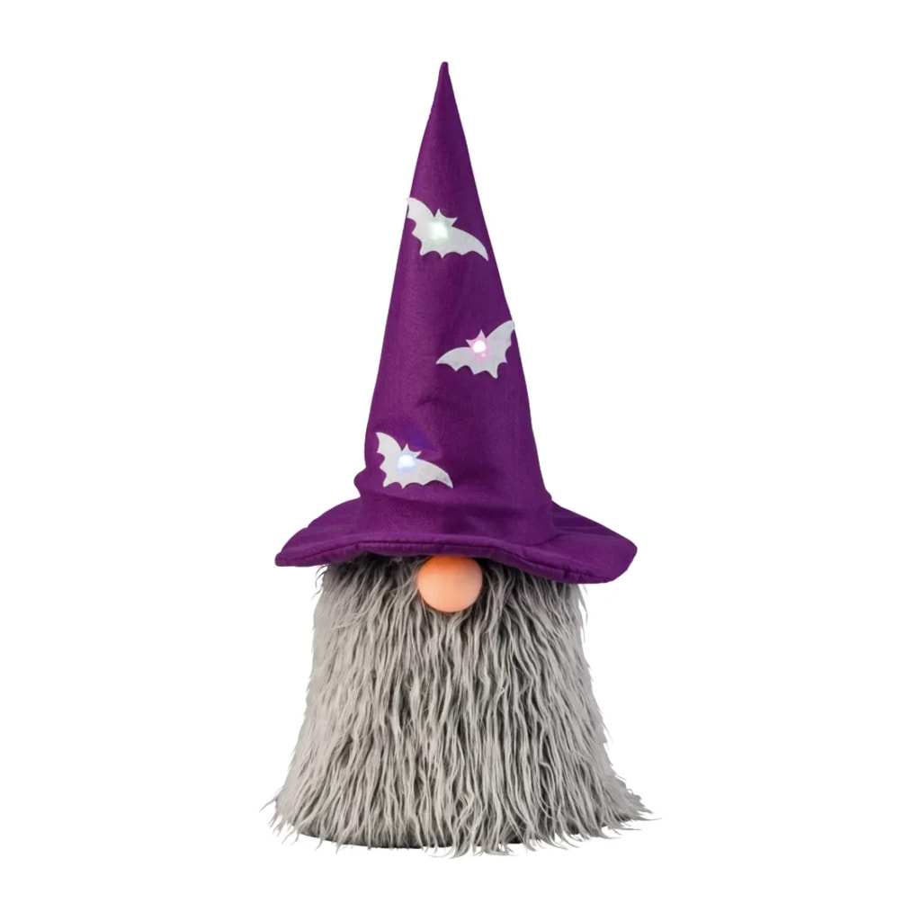 LED Halloween Gonk With Purple Hat