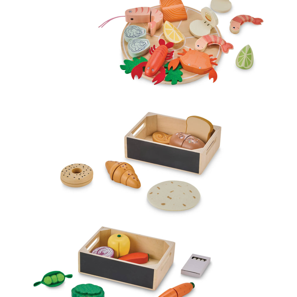 Wooden Food Crate/Platter