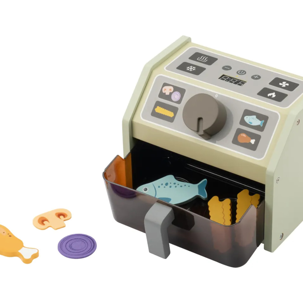 Premium Toy Air Fryer - 7 Pieces