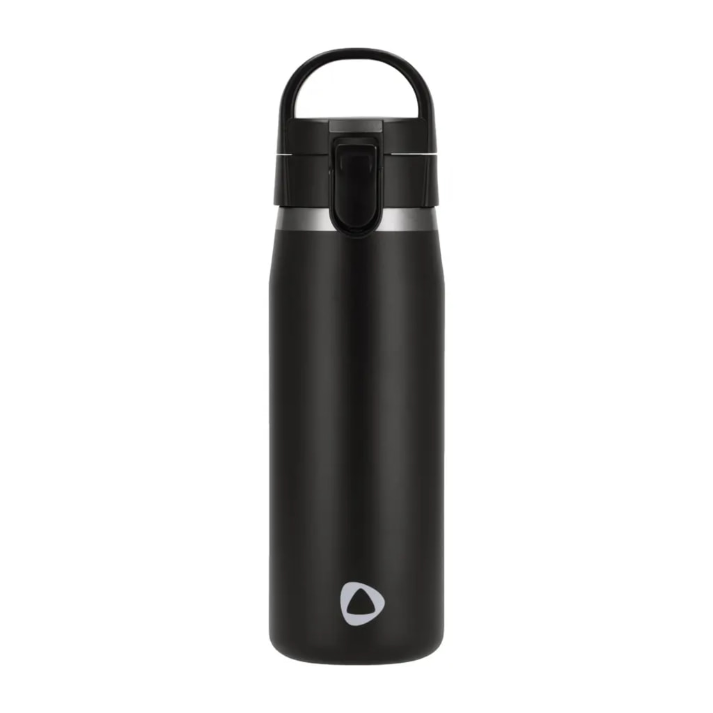 Black Stainless Steel Drinks Bottle
