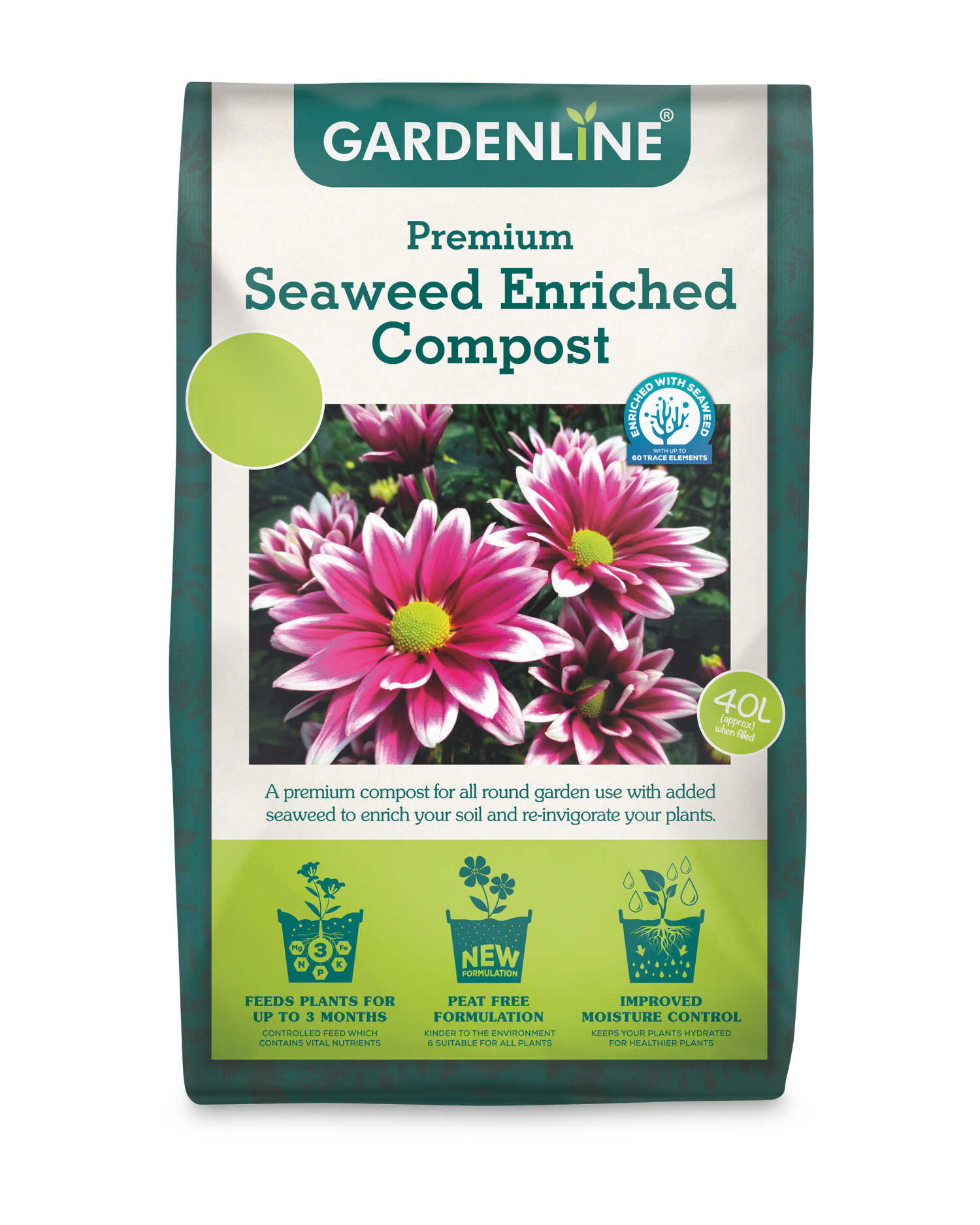 MultiPROMOS Gardenline Premium Enriched Compost