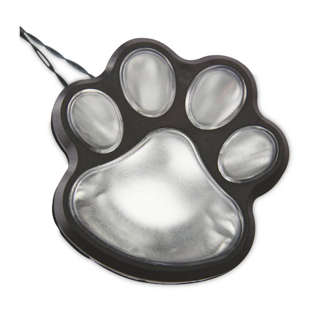 Paw Print Solar Path Lights
