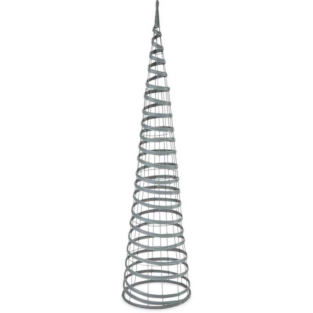 Faux Rattan Obelisk