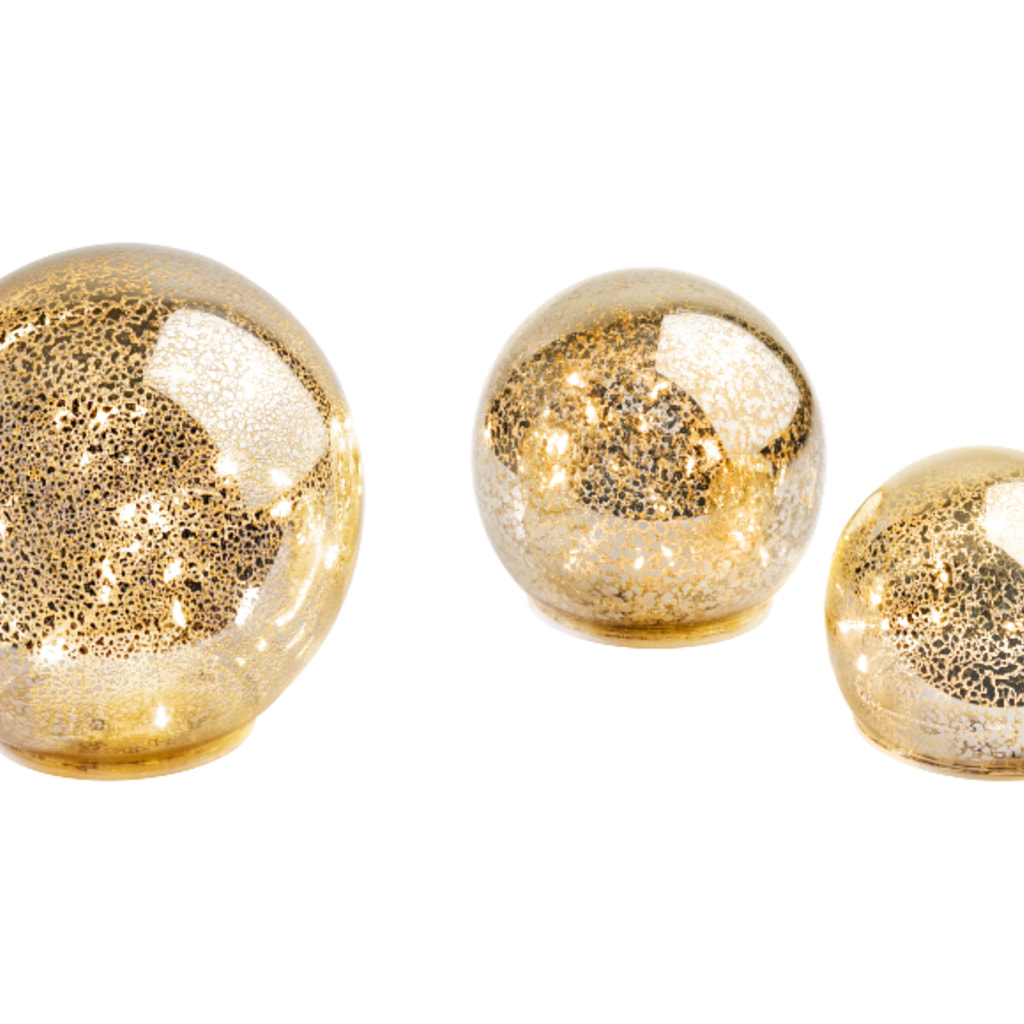 LIVARNO - LED Lanterns / Decorative Spheres - Set of 3