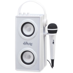 White Microphone & Speaker