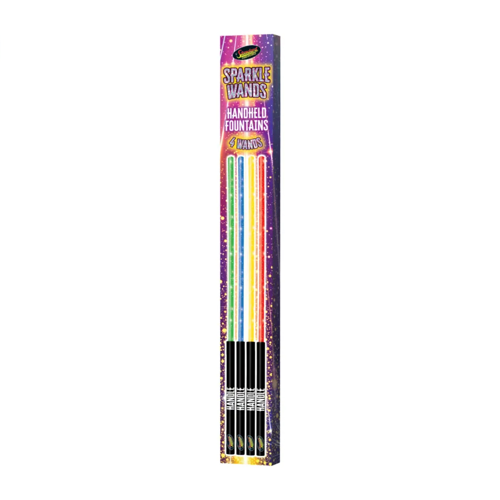 STANDARD FIREWORKS - Sparkle Wands - 4 Pack