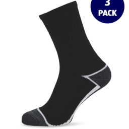 Men's Workwear Black & White Socks