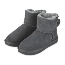 Avenue Ladies' Grey Lambskin Boots