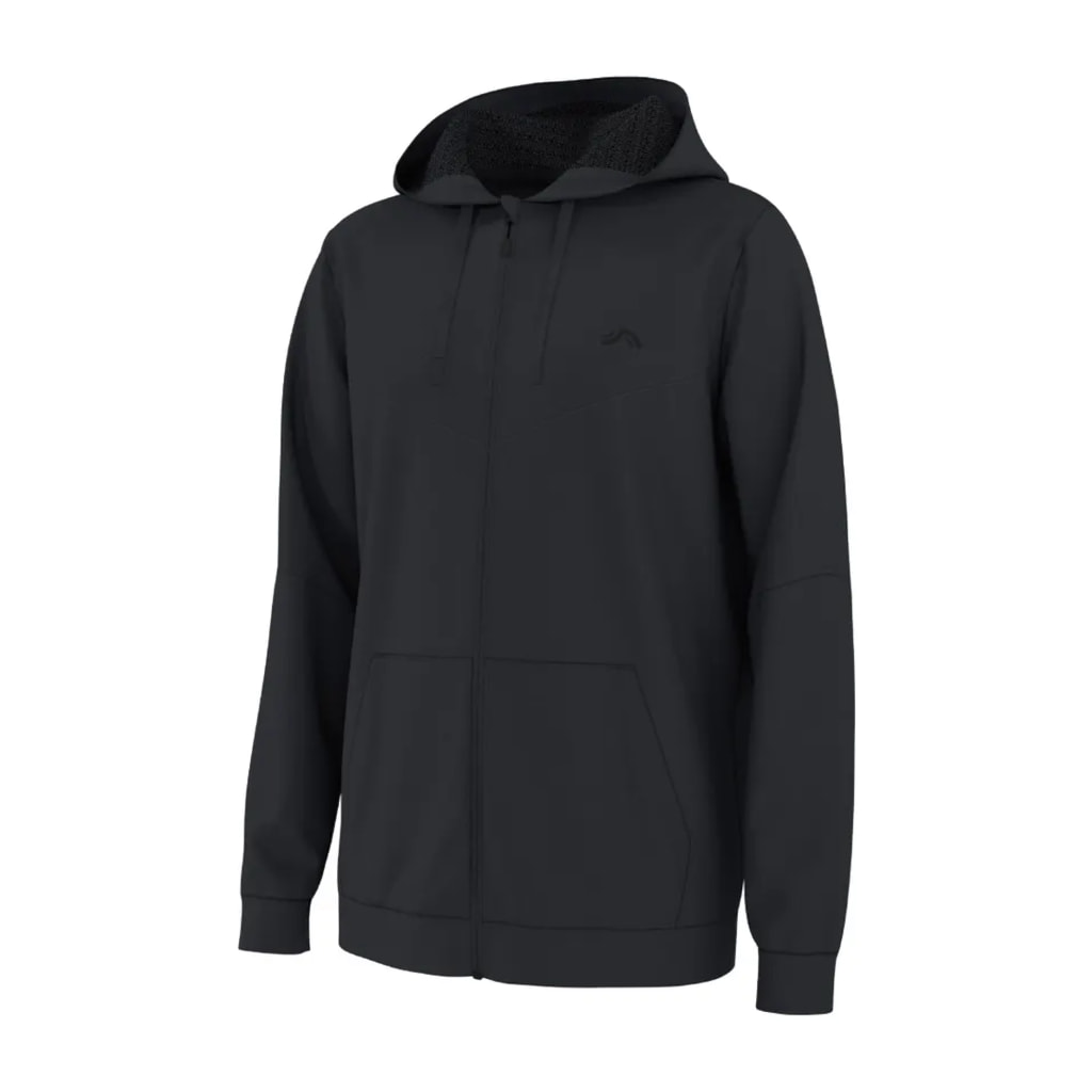 Men’s Black Zip-Up Hoodie