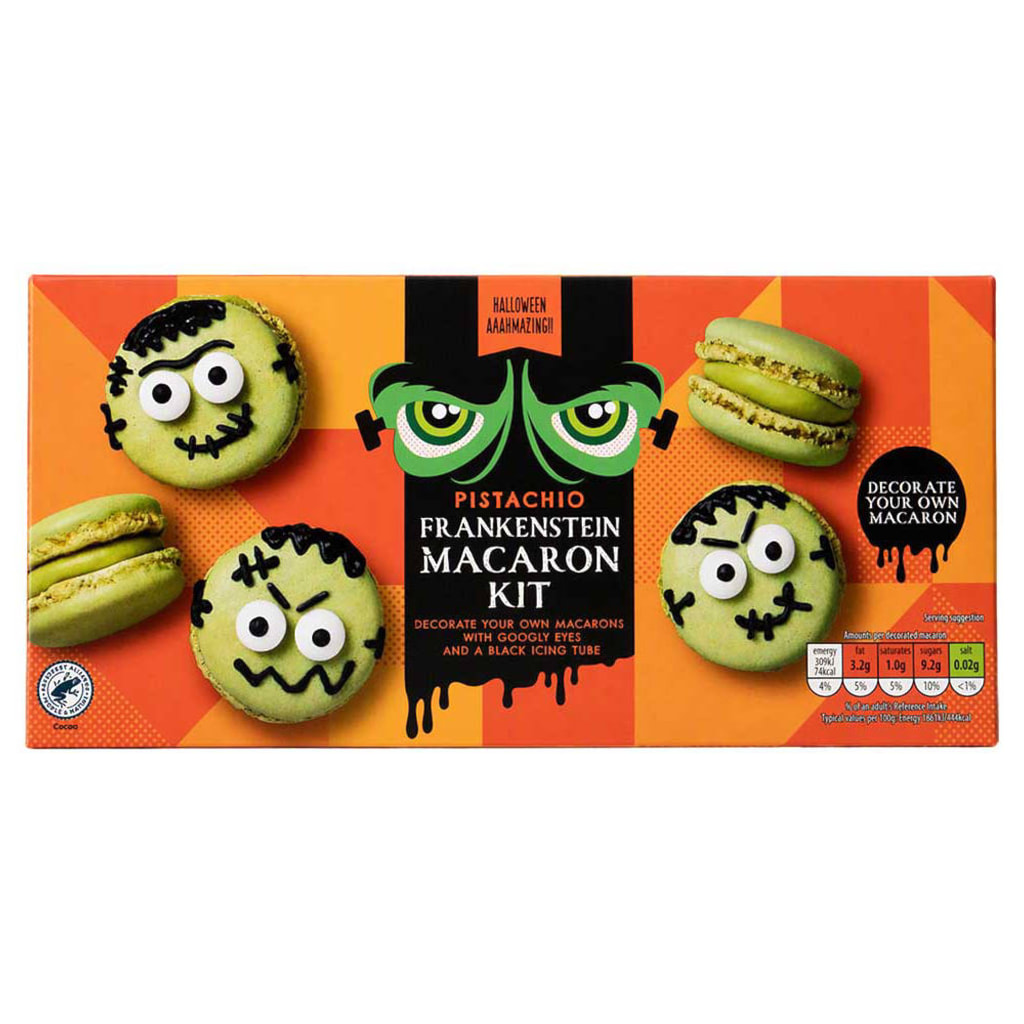 Frankenstein Halloween Macarons