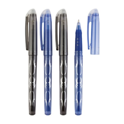 United Office Erasable Rollerball Pen - 4 pack