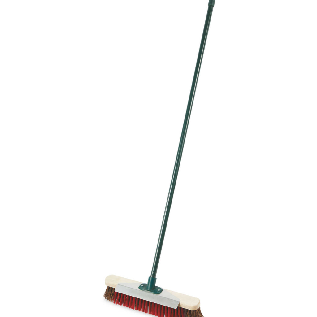 Outdoor Broom with Scraper