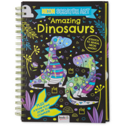 Scratch Art Dinosaur Book