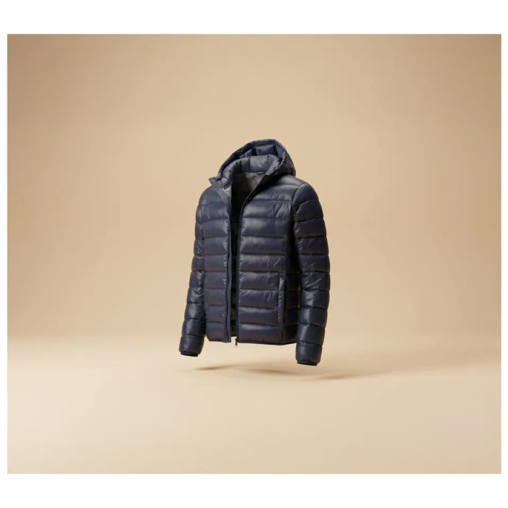 Men’s Navy Padded Lightweight Jacket