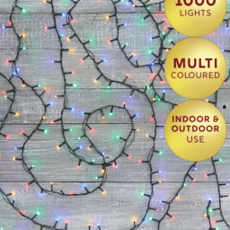 1000 Multicolour LED Compact Lights