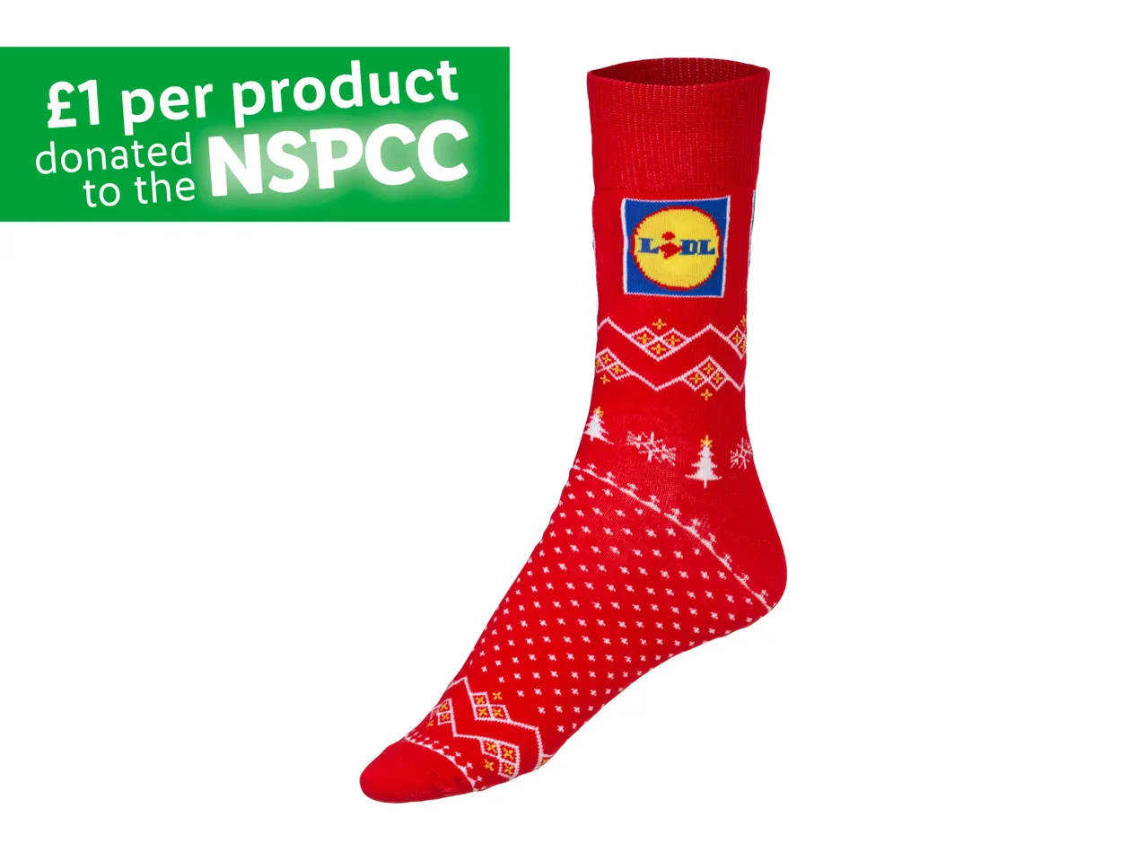 multiPROMOS - Adult’s LIDL Christmas Socks - 1 pair