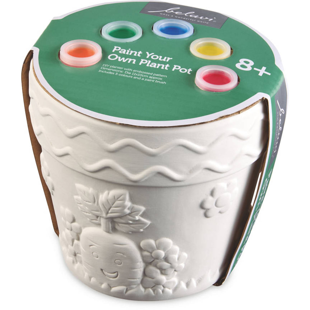 Paint Your Own Plant Pot