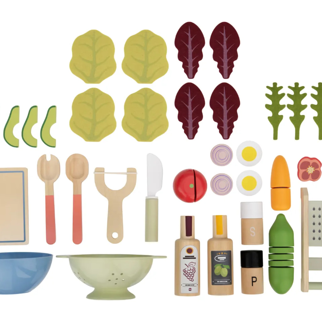 Salad Play Set - 43 Pieces