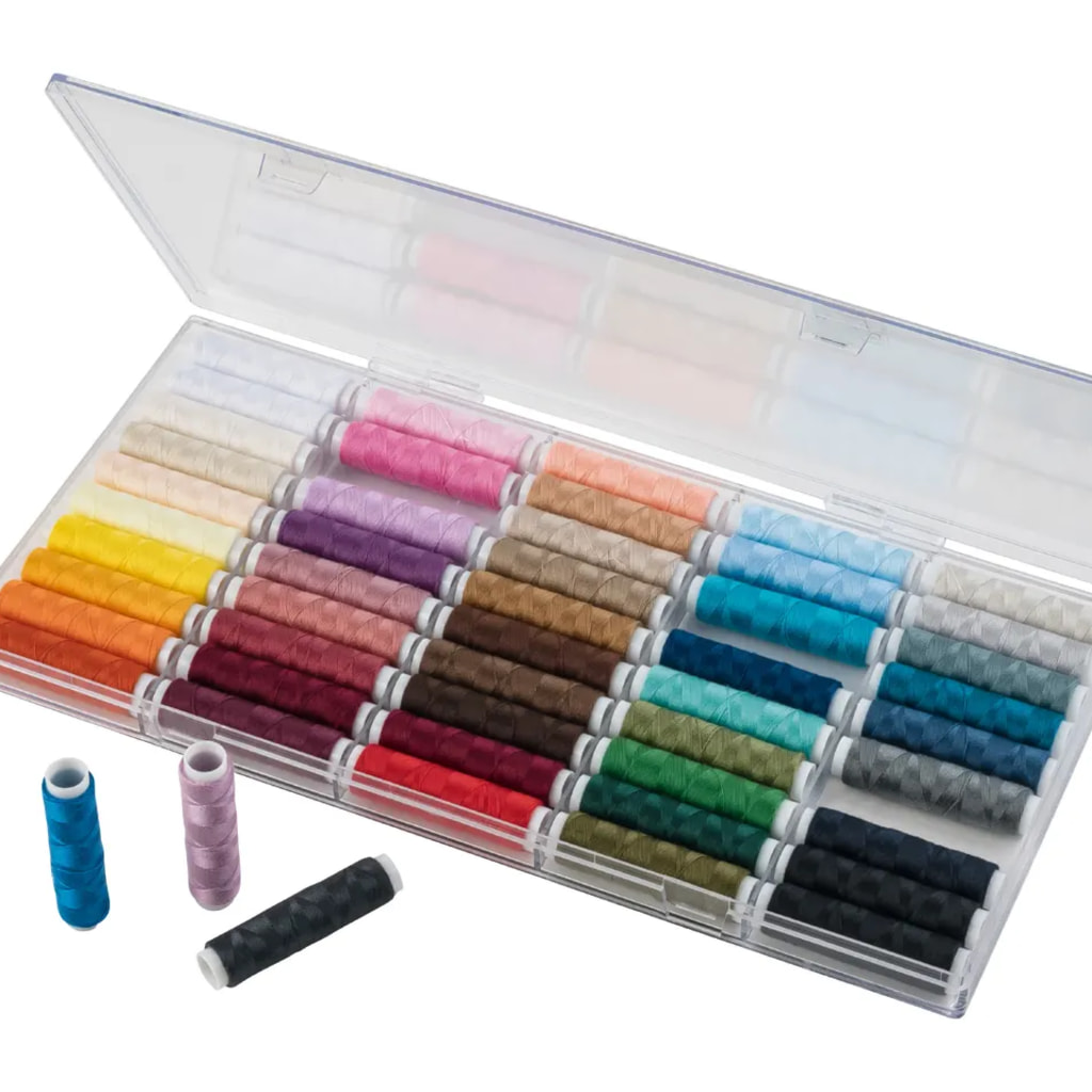 Sewing Thread Set - 50 Pieces