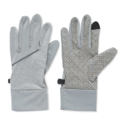 Men's Grey Touchscreen Gloves