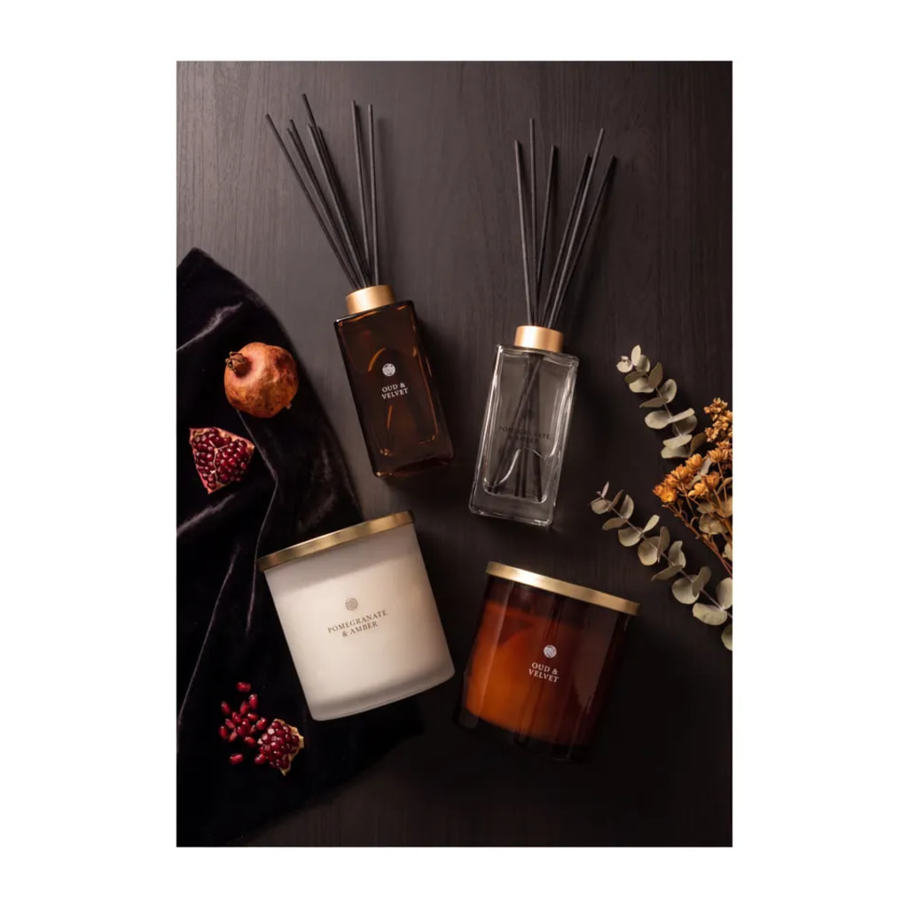 Oud and Velvet Centrepiece Candle