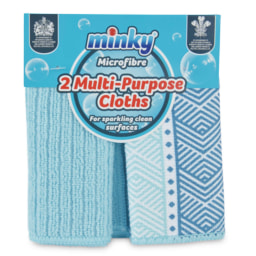 Minky Cloths and Sponges 2 Pack