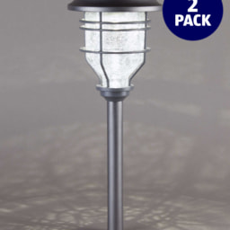 Solar Caged Stakelight 2 Pack