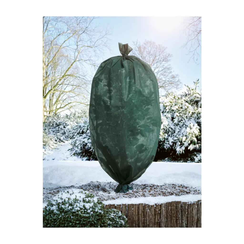 Winter Plant Fleece Jacket - Green