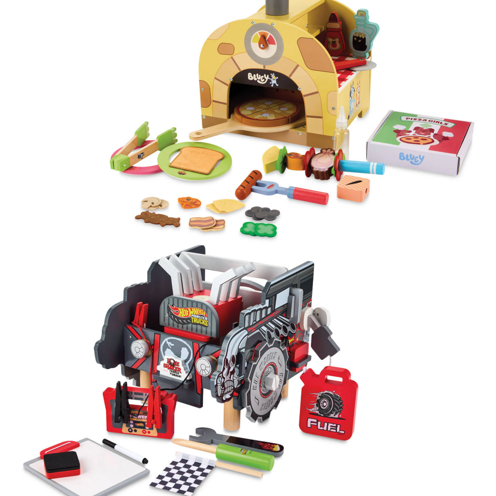 Wood Tabletop Playset