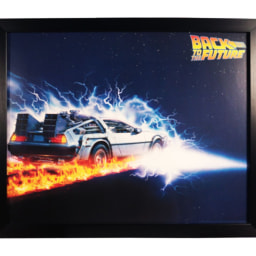 Back to the Future Framed Movie Print