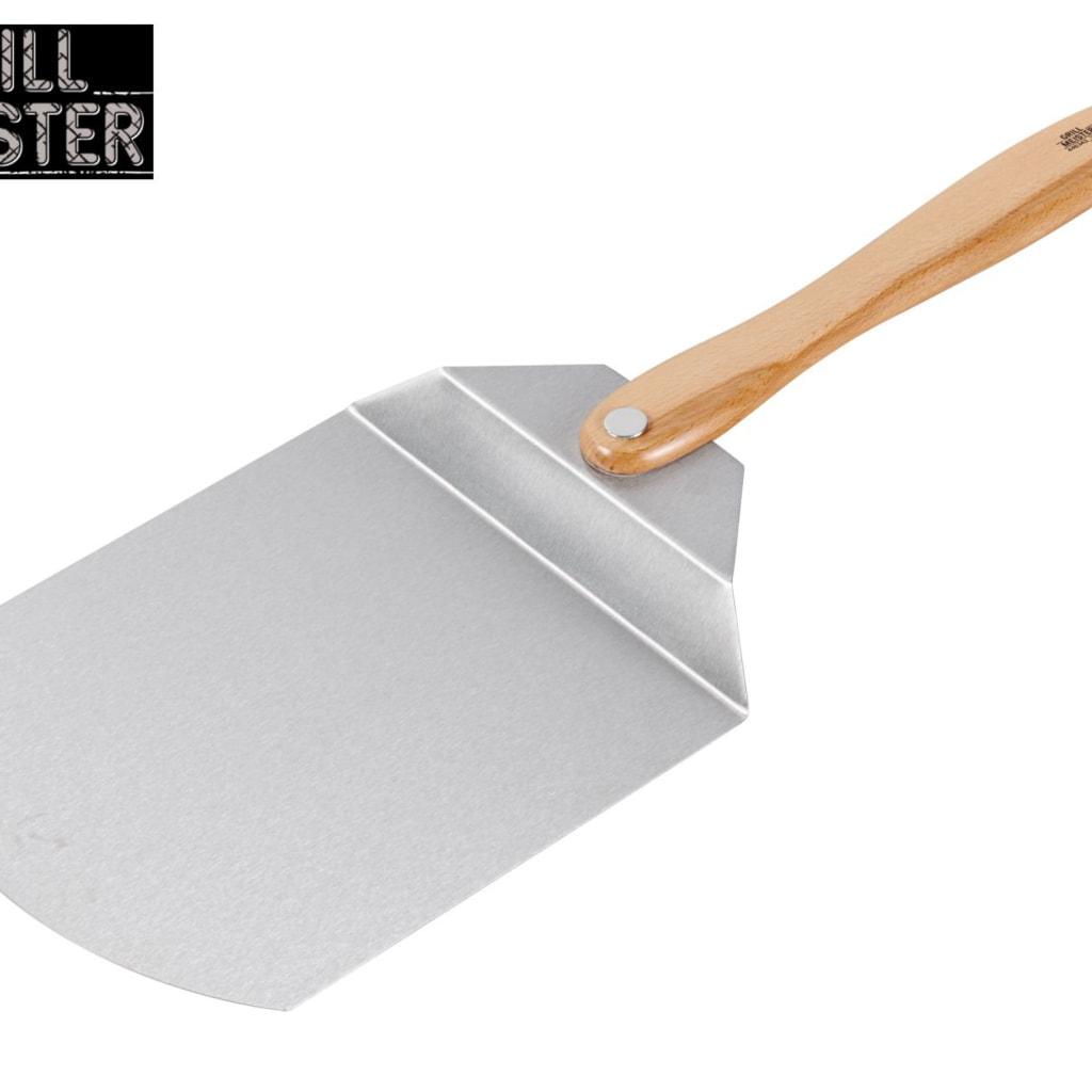 Grillmeister Pizza Peel Paddle/​Pizza Cutter