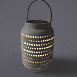 Solar Ceramic Lantern